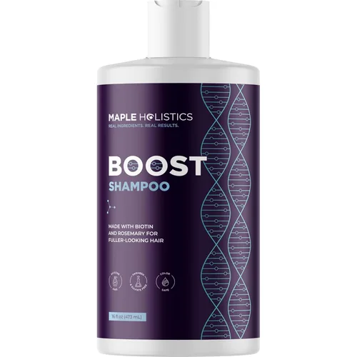 Miniatura 14 de Champú voluminizador de biotina para cabello fino - Champú para cabello fino con menta, argán y aceites esenciales para el cuidado del cabello