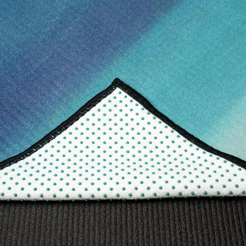 Miniatura 5 de Eunzel Toalla de yoga caliente, antideslizante, absorbente de sudor, toalla de yoga impresa con puntos de agarre para yoga caliente, pilates