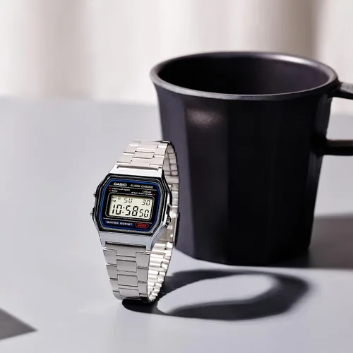 Miniatura 3 de Casio Serie A158WA Reloj digital unisex Vintage WR Cronómetro 100 SEC Alarma diaria Mantenimiento de tiempo regular: hora, minuto