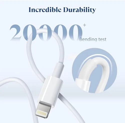 Miniatura 5 de Kalikap Cargador rápido USB C de 20 W [certificado MFi] compatible con iPhone 14/13/12/11/XS/XR/X/8/iPad, paquete de 2 bloques de cargador PD tipo C