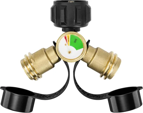 Miniatura 10 de Indicador de nivel de tanque de propano para tanques de 5 a 20 libras, universal para autocaravana, parrilla de gas, estufa de campamento