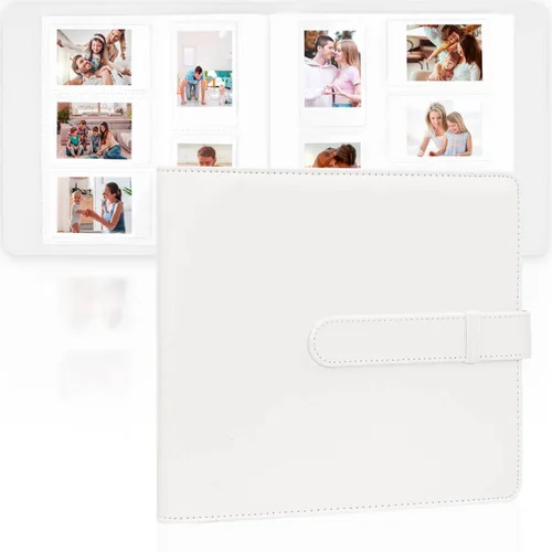 Miniatura 18 de Álbum de fotos de 256 bolsillos para cámara Fujifilm Instax Mini, libro de fotos con cubierta de cuero para fotos Polaroid, álbum de fotos de 2x3