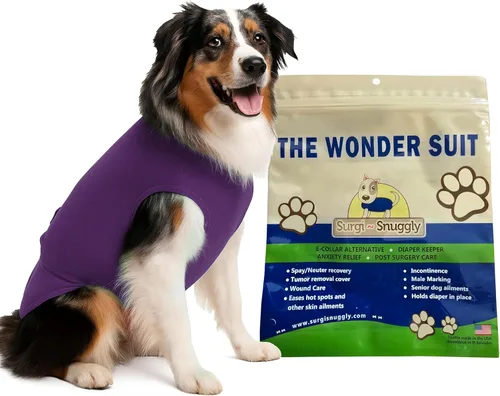 Surgi Snuggly - Soporte lavable de pañal desechable para perros, hecho con tela estadounidense - se ajusta a cachorros y perros adultos - un