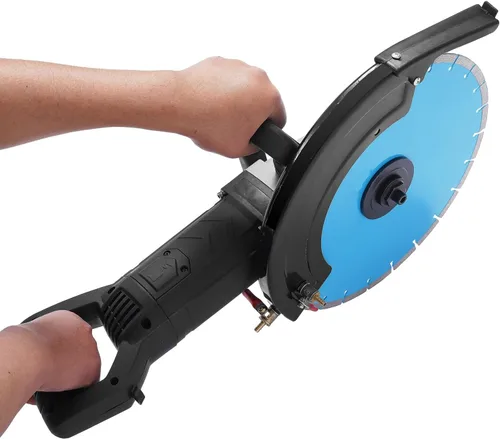 Miniatura 4 de Sierra de hormigón eléctrica de 14 pulgadas, cortador de energía de 3000 W, sierra circular con profundidad de corte de 5.31 pulgadas, sierras