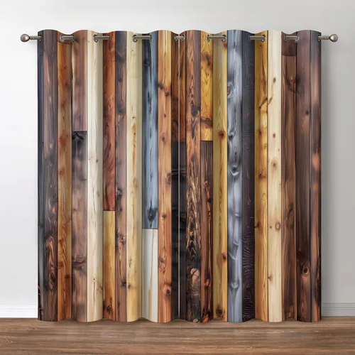Miniatura 17 de Jekeno Cortinas blancas y negras para ventana, diseño moderno de ladrillo abstracto en 3D, cubos futuristas, geométricos, cuadros, bolsillo