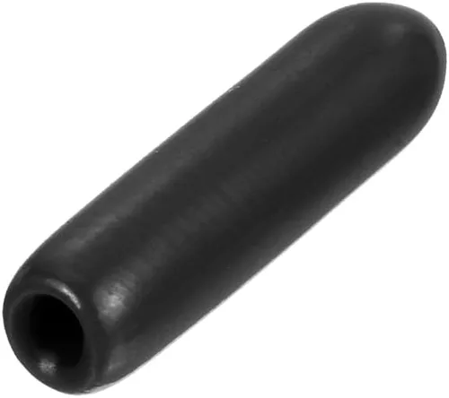 Miniatura 6 de uxcell 25 tapas de goma de 0.787 in de vinilo de identificación redonda tapa tapa de rosca de tornillo protectores negro