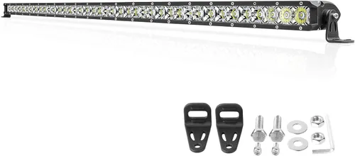 Miniatura 10 de OFFROADTOWN Barra de Luz LED de 6 Pulgadas de Una Sola Fila Focos LED Delgados para Conducción Todo Terreno Luces de Niebla de Trabajo Luz Spot