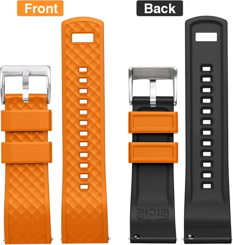 Miniatura 3 de Ritche Correa de silicona de liberación rápida para hombre Omega x Swatch compatible con Speedmaster, Seamaster, Railmaster, Misión a la Luna