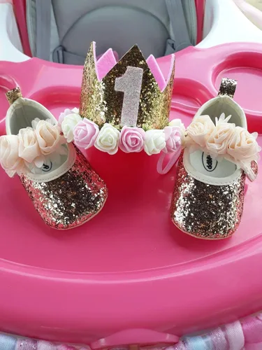 Miniatura 2 de KIDSUN Zapatos Mary Jane con suela de goma antideslizante, zapatos de ballet, vestido de princesa, zapatos de boda, zapatos de cuna para recién