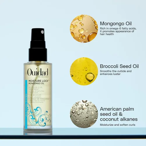 Miniatura 3 de OUIDAD Mongongo Oil Tratamiento multiusos para rizos, 1.7 onzas líquidas