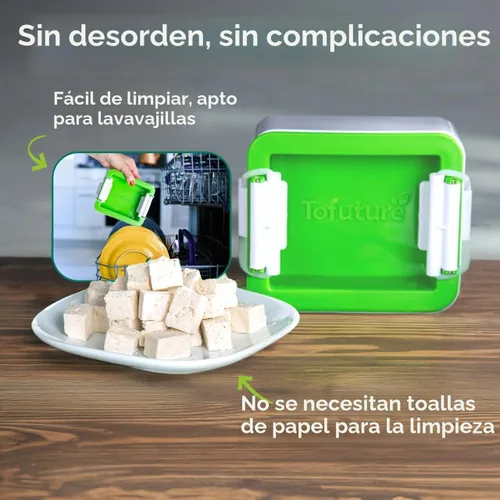 Miniatura 3 de Tofuture Tofu Press La prensa original y mejor para tofu. Elimina fácilmente y rápidamente el agua del tofu para mejorar el sabor y dar una textura