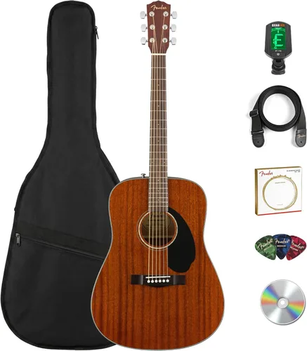 Miniatura 11 de Conjuntos de guitarras acústicas Fender CD-60. Negro