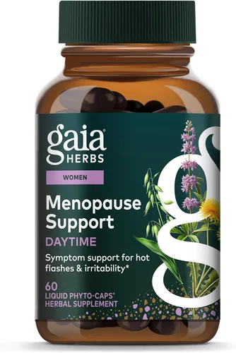 Gaia Herbs Apoyo para la menopausia durante el día - Ayuda a apoyar el equilibrio hormonal y el bienestar de las mujeres* - con Vitex, Cohosh negro,