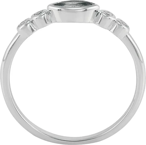 Miniatura 4 de Silpada Anillo 'Blue Whisper' con topacio y circonita cúbica en plata de ley