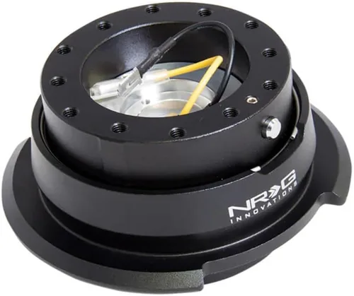NRG Innovations NRG-SRK-280BK-CG GEN 2.8 - Adaptador de liberación rápida para volante, 6 agujeros y 6 x 70 y 0.236 x 2.913 in, patrón de pernos,