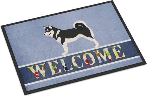 Miniatura 117 de Caroline's Treasures BB8321JMAT - Felpudo de bienvenida Berger Picard de 24 x 36 pulgadas, tapete azul para puerta delantera, para interiores