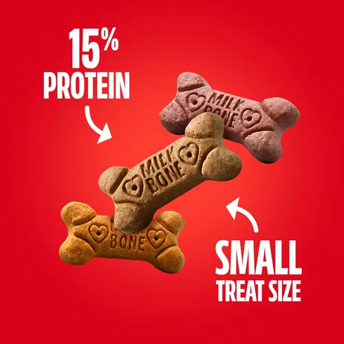 Miniatura 4 de Milk-Bone Galletas para Perros con Sabor a Mantequilla de Maní con Saborizantes Naturales y Artificiales - Golosinas Crujientes para Perros - 7
