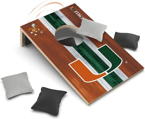 Miniatura 13 de SOAR Juego de Cornhole de mesa NCAA y altavoz Bluetooth