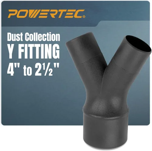Miniatura 9 de POWERTEC 70133-P2 - Puerta de explosión de 2-1/2 pulgadas para colector de polvo, accesorios de recolección de polvo, paquete de 2