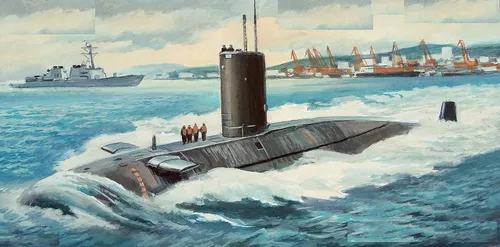 Miniatura 2 de Mikro Mir 350-044 - 1/350 - HMS Conqueror. Escala Kit de maquetas de plástico