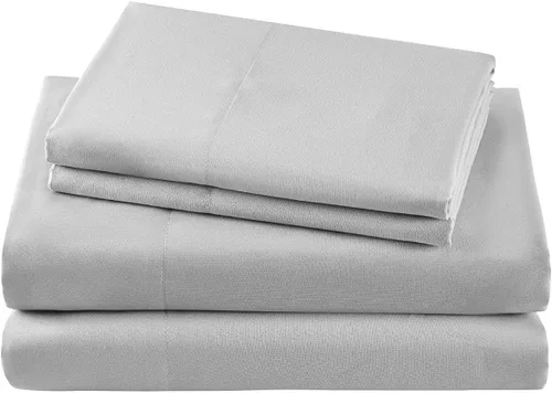 Miniatura 11 de Juego de sábanas de microfibra para caravana, litera completa de 48 x 75 3/4, gris oscuro sólido, sábanas para campistas, caravanas y remolques