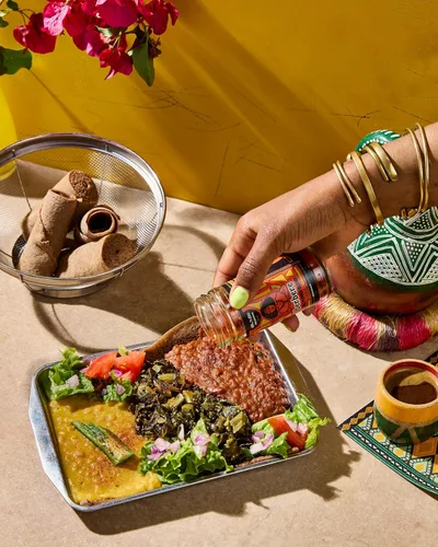 Miniatura 3 de Brundo Ethiopian Spice Company Harina de Teff sin gluten Grano de Teff etíope en polvo auténtico seleccionado y procesado Cosechado e