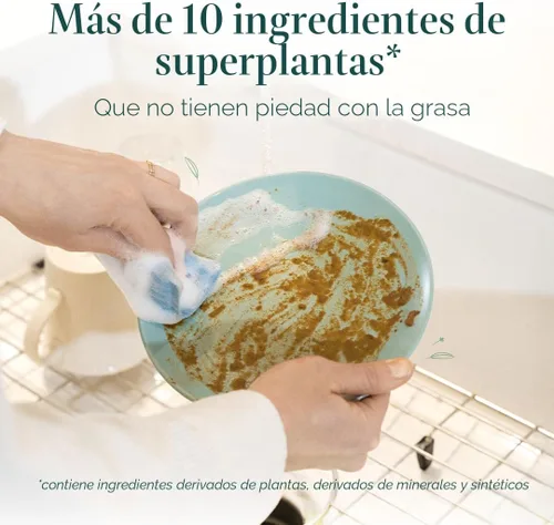 Miniatura 2 de Puracy Repuesto de jabón natural para platos, jabón detergente líquido para lavar platos a base de plantas suavizante de la piel, fórmula
