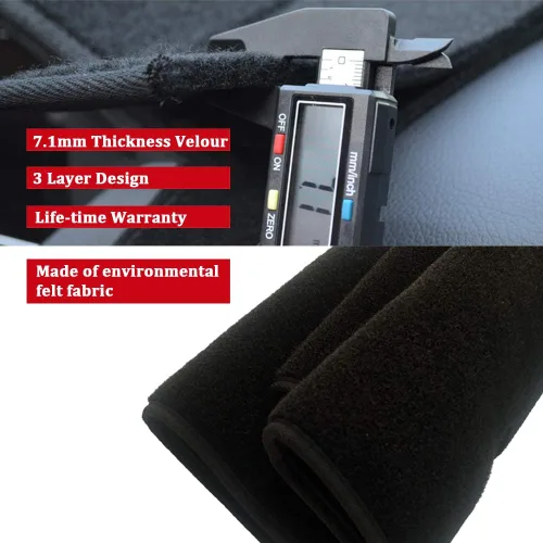 Miniatura 3 de Alfombrilla para salpicadero para Chevrolet Silverado 1500 2500 3500 1999-2006 Avalanche Chevy Tahoe Suburban GMC Sierra Yukon