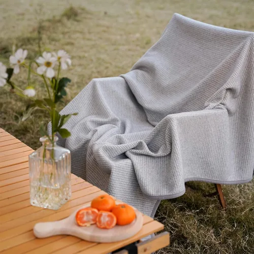 Miniatura 2 de ACUSHLA - Manta de lana merina para acampar, cálida, gruesa, lavable, grande para cama, sofá, dormir, hierba, estadio, picnic, senderismo