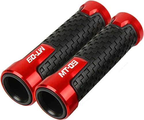 Miniatura 18 de Para Yamaha MT-09 FZ-09 2014 2015 2016 MT09 FZ09 MT FZ 09 Accesorios de motocicleta Manillar Grips Mano extremos Cap (Color : A Negro)