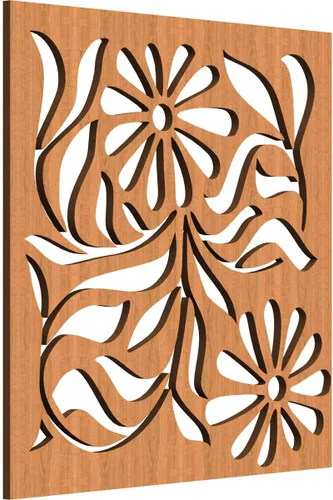Miniatura 19 de Barryton - Paneles decorativos de madera con calado, extra pequeños, 7 3/8 pulgadas de ancho x 7 3/8 pulgadas de alto x 1/4 pulgadas de alto, roble