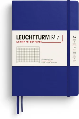 Miniatura 84 de LEUCHTTURM1917 - Cuaderno de tapa dura mediano A5 con 251 páginas numeradas para escritura y diario (verde menta, con puntos)