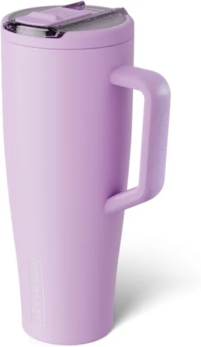 Miniatura 24 de BrüMate Era Flip - Vaso de 30 onzas con tapa con pajilla cubierta 100 % a prueba de fugas, popote higiénico cubierto, botella de agua de acero
