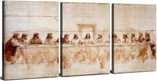 Miniatura 22 de AIYISU 3 piezas de arte de pared de cocina con copas de vino para decoración de pared del comedor Cuadros de copas de vino en teja, gris y oro