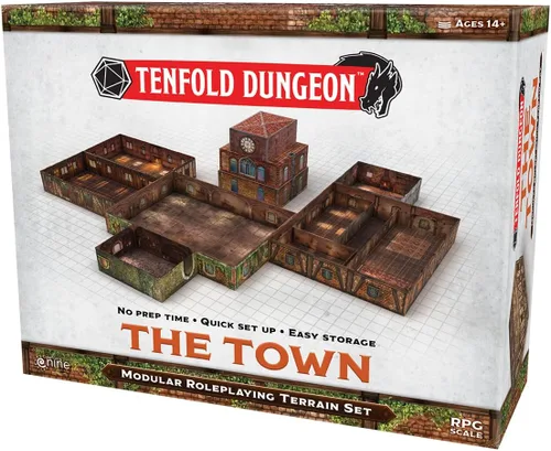 Miniatura 4 de Gale Force Nine Tenfold Dungeon: The Castle - Juego modular de terreno de juego de rol y 5e RPG Adventure, multicolor (GF9TFD01)
