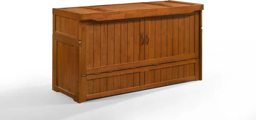 Miniatura 2 de NIGHT & DAY Cubo premontado gabinete Murphy cama, Beadboard Cherry