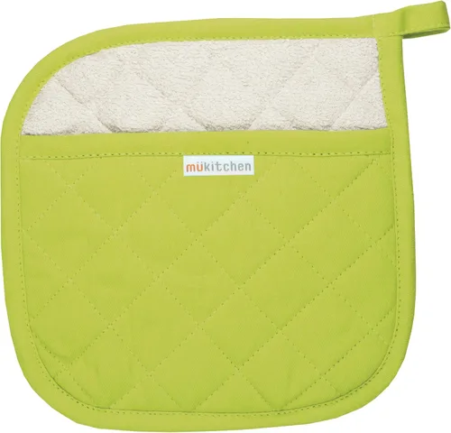 Miniatura 11 de MÜkitchen MÜpotholder - Agarradera de cocina de algodón en espiga Almohadilla caliente multiusos Lavable a máquina y duradera (arándano)