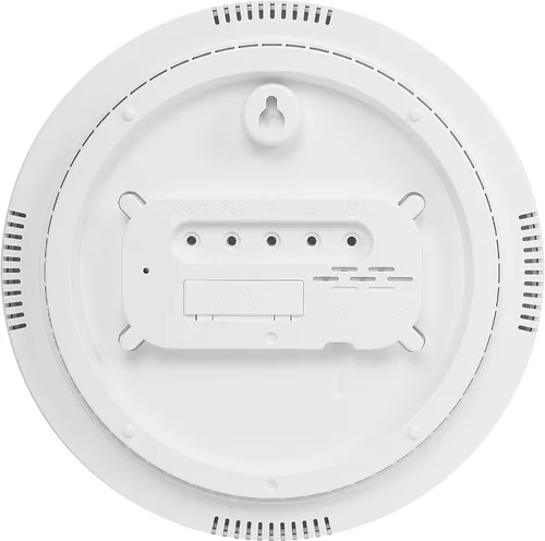 Miniatura 8 de JoFomp Reloj de pared digital grande de 10 pulgadas con control remoto, pantalla LED, reloj despertador digital enchufable, brillo automático, DST