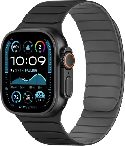 Miniatura 26 de Tasikar Bandas Magnéticas Compatibles con Apple Watch 42mm (Serie 11/Serie 10) 41mm 40mm 38mm, Correa de Reemplazo de Silicona Suave para iWatch SE