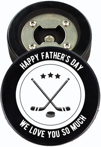 Miniatura 17 de Abridor de botellas de hockey para el Día del Padre, regalo personalizado impreso para el mejor papá, tamaño oficial, diseño personalizado de Thanks