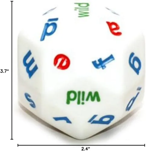 Miniatura 2 de Koplow - Dados individuales del alfabeto blanco de 1.181 in d30