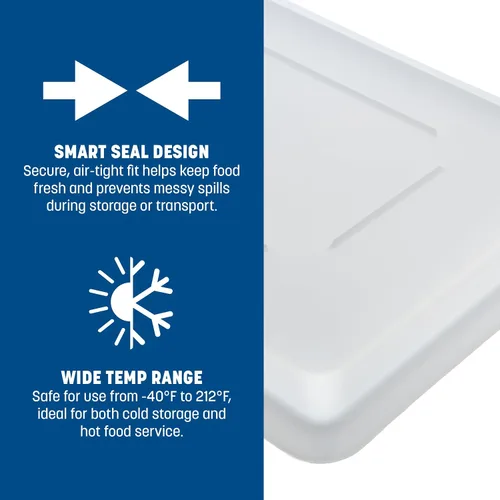 Miniatura 4 de Carlisle FoodService Products Storplus - Tapa para contenedor de almacenamiento de alimentos, tapa hermética con diseño apilable para catering