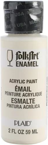 Miniatura 13 de FolkArt Pintura esmaltada para vidrio y cerámica en varios colores (2 onzas), 4013, grano de café Granos de café