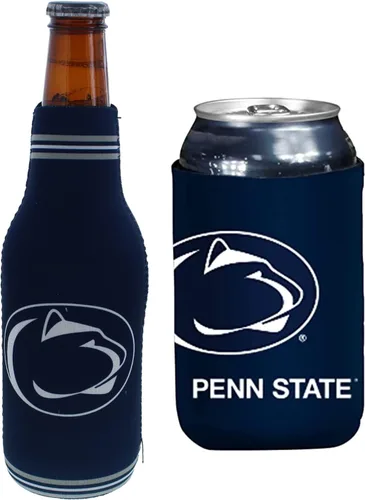 Miniatura 125 de College Team Color Logo Can & Bottle Holder Insulator Beverage Cooler Set