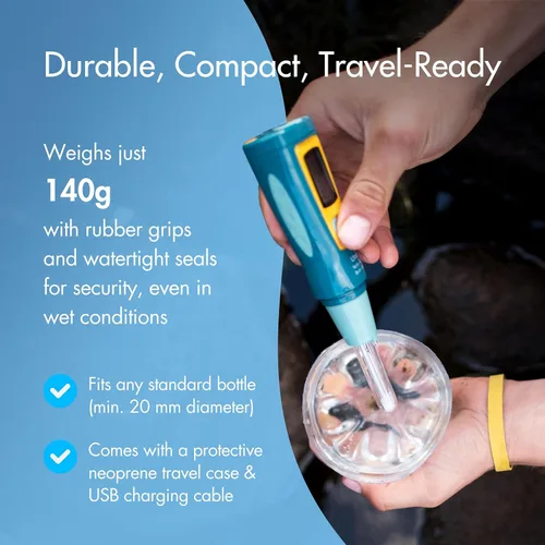 Miniatura 6 de SteriPen Purificador de agua ultra UV, recargable por USB, pantalla OLED de alto contraste, trata hasta 8,000 litros, senderismo, camping, viajes