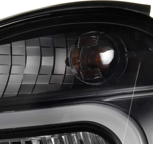 Miniatura 6 de AKKON - Para Subaru Impreza Outback 2002 2003/RS/TS/WRX (tipo halógeno) LED DRL Negro Faros Par