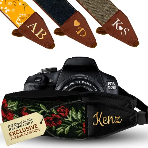 Miniatura 30 de Art Tribute Correa de cámara para el hombro, cinturón cruzado para todas las cámaras DSLR y sin espejo, incluyendo binoculares, correa universal