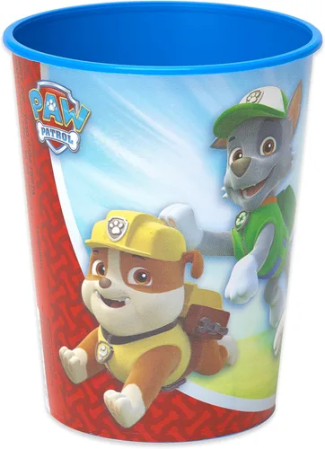 Miniatura 5 de American Greetings Paw Patrol - Suministros para fiestas, 16 oz. Vasos de plástico reutilizables para fiestas (12 unidades)