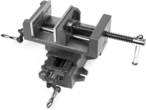 Miniatura 8 de WEN Mordaza transversal, de 4.25 pulgadas con deslizamiento compuesto para fresas y prensas de taladro (CV414), negra