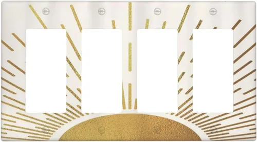 Miniatura 27 de Divertidas Cubiertas de Interruptor de Luz de Tiburón Azul del Océano Mujer Nadando 1 Gang Placa de Pared de Palanca Individual Cubierta Decorativa